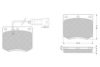 PROCODIS FRANCE PF1200 Brake Pad Set, disc brake
